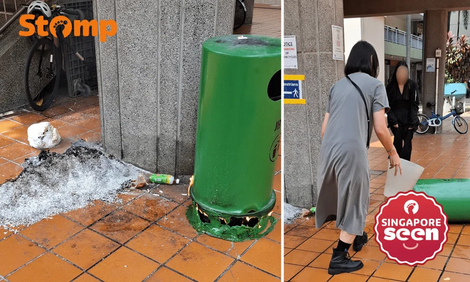 bin fire at chinatown