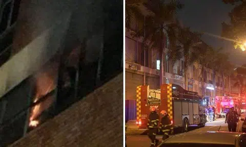 Fire engulfs 2 floors of Ubi Avenue warehouse early Tuesday morning, no injuries reported