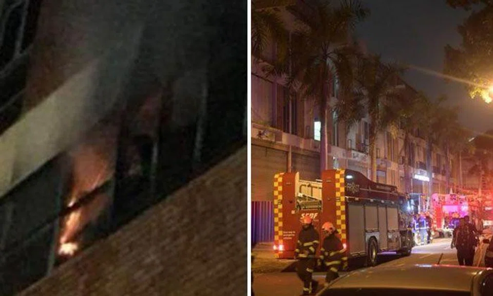 Fire engulfs 2 floors of Ubi Avenue warehouse early Tuesday morning, no injuries reported