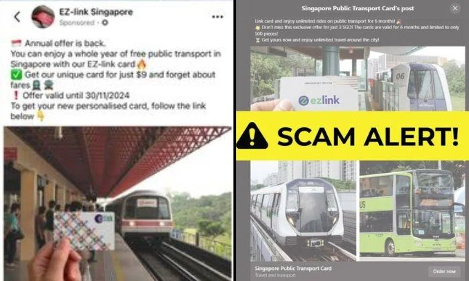 'Unique' $9 ez-link card that gives you a whole year of free travel on public transport? It's a scam