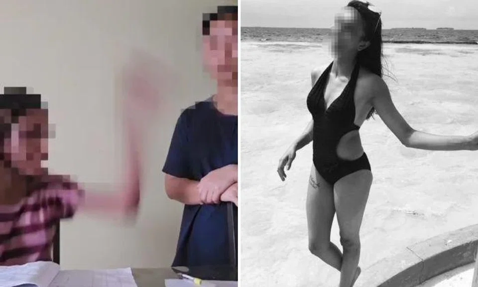 Regent Maid Agency shared on Facebook a video of Ms L scolding the maid, apparently recorded by Ms L herself.