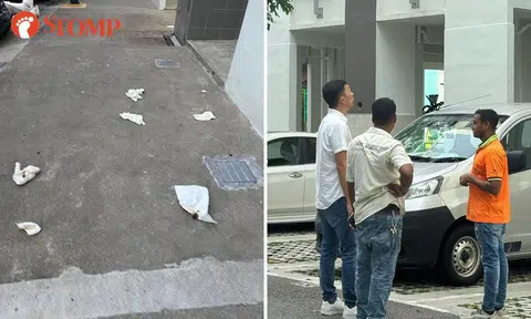 Yishun resident fed up after nearly a year of faeces and sanitary pads thrown from neighbour's flat