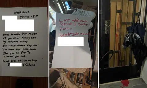 3 cases of loanshark harassment on same day in Yishun, Marsiling and Punggol: 3 men arrested