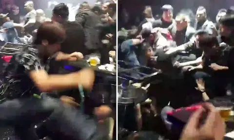 2 men, 1 woman arrested for assaulting police officer during brawl at St James club