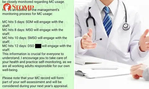 Employee fed up with company 'closely monitoring' medical leave, which affects appraisal