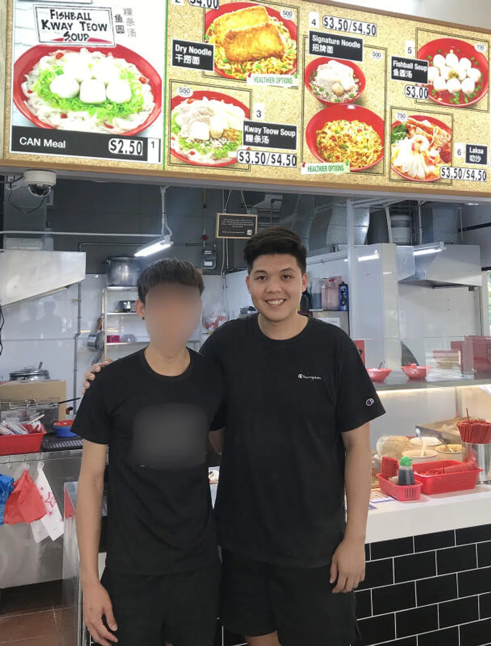 He set up the noodle stall in a coffee shop in Ang Mo Kio after taking a year off from the electrical and electronic engineering course at NTU.