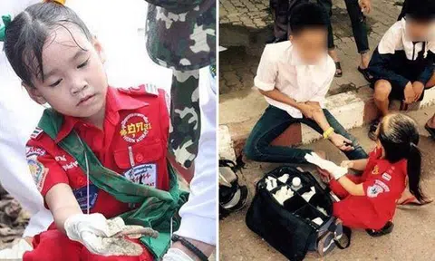 6-year-old daughter of nurse and ambulance driver named 'angel' for saving lives in Thailand