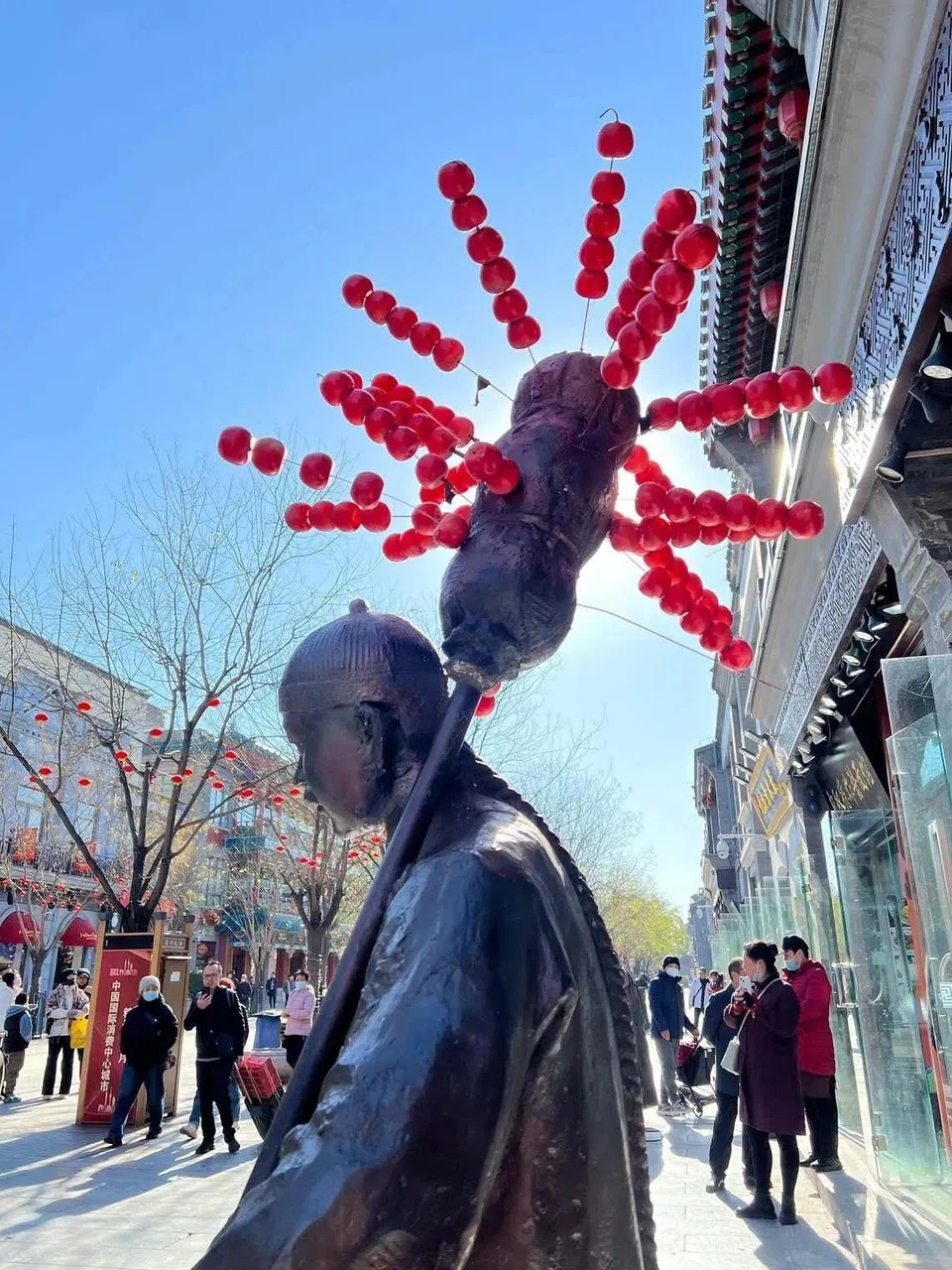 SM Lee visited Qianmen Street in Beijing during a work visit to China in 2024