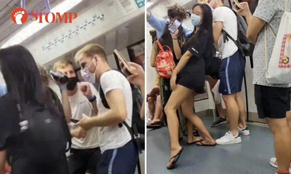 The video shows two men and a woman bopping to the song with the woman even busting out a dance move. Another man can be seen holding up a wireless portable speaker.
