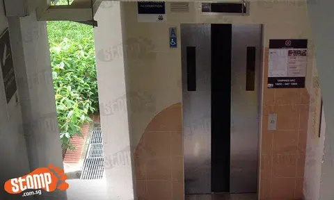 Toddler almost falls into lift shaft with no warning sign in sight at Blk 886A Tampines Street 83