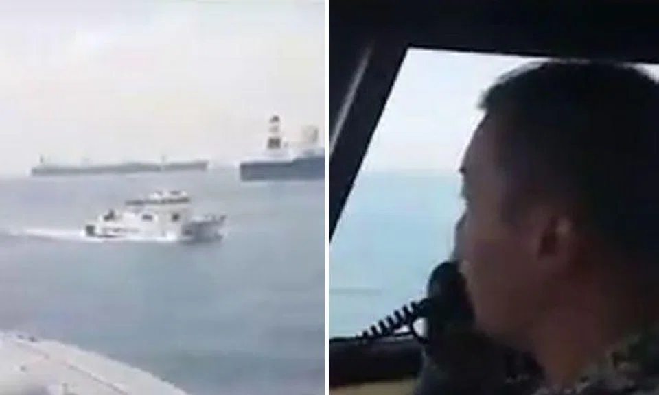 Mindef video shows Malaysian vessels intruding Singapore's waters
