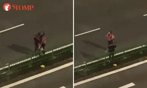 Man headbutts woman in argument during heavy rain at Geylang Bahru