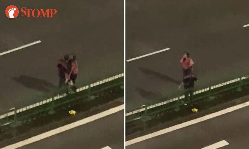 Man headbutts woman in argument during heavy rain at Geylang Bahru