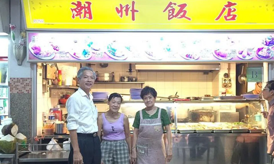 (From left) Mr Chen Si Ba, Ms Chen Miao Lan, and Ms Chen Xing Lan. Photo: Shin Min Daily News