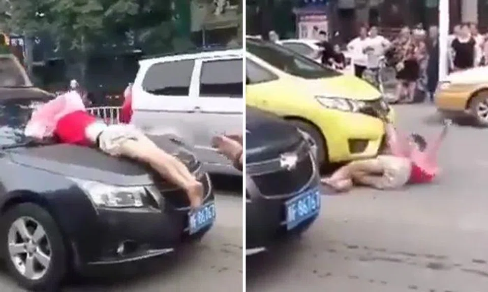 Of all car accident scams in China, this 'victim' has the worst acting skills ever