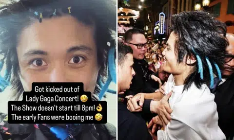 Johnson Wen, who rushed at Ariana Grande, kicked out of Lady Gaga concert in Australia