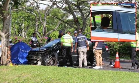 Uber passenger killed after NTU student crashes car into tree: Driver was tired but not sleepy, says lawyer