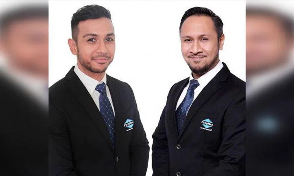 Taufik Batisah (left) has joined his property-agent brother Mus. PHOTO: BATISAH BROS PROPERTY / INSTAGRAM