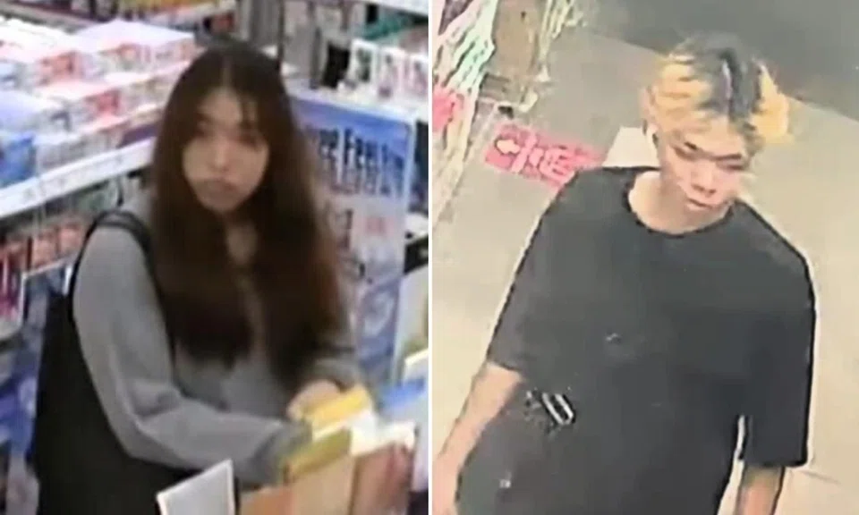 Police looking for 2 young people to assist in separate cases of shop theft in Sengkang