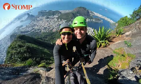 Singaporean woman and husband save $135k to scale new heights on six-month journey across 36 countries