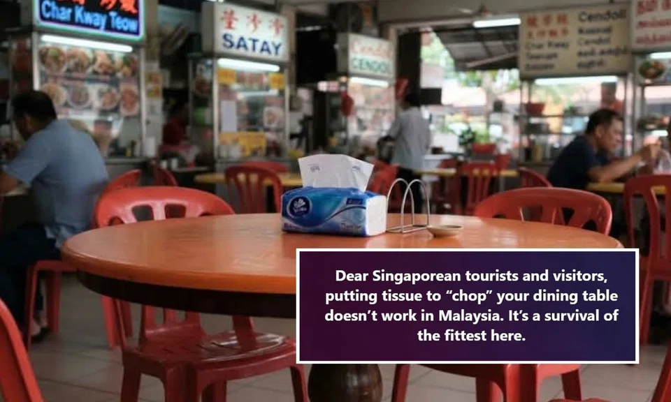 Malaysian facebook page say tissue choping practice does not work in Malaysia