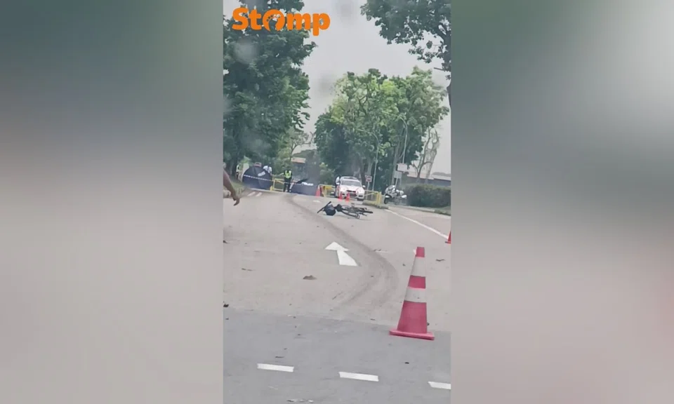 defu lane accident, cyclist dragged 70 metres after being hit by trailer