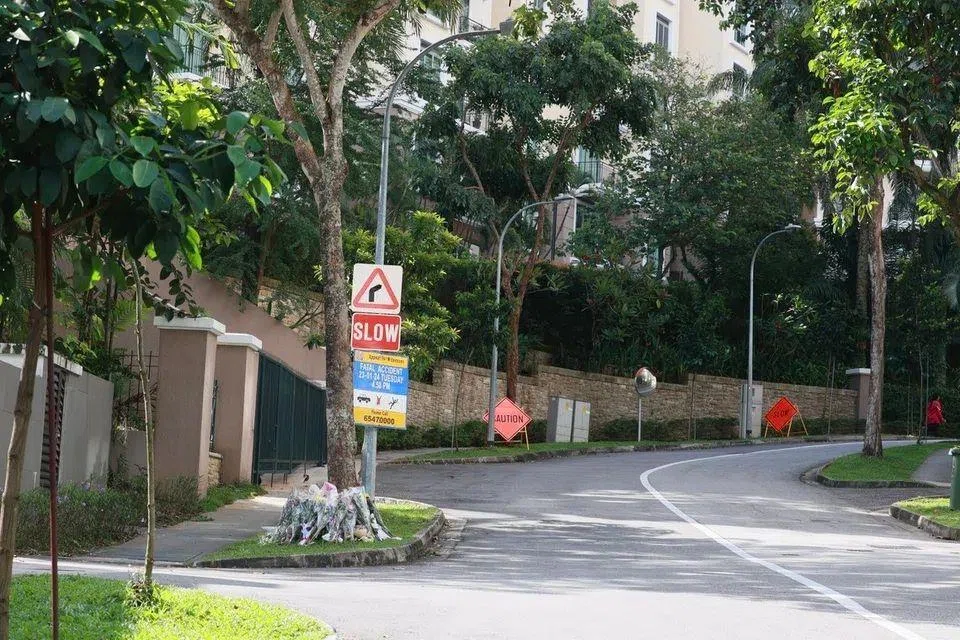 The girl was walking to her River Valley home after pre-school with her two-year-old sister and their maid when a car came from around the street corner and knocked her down.