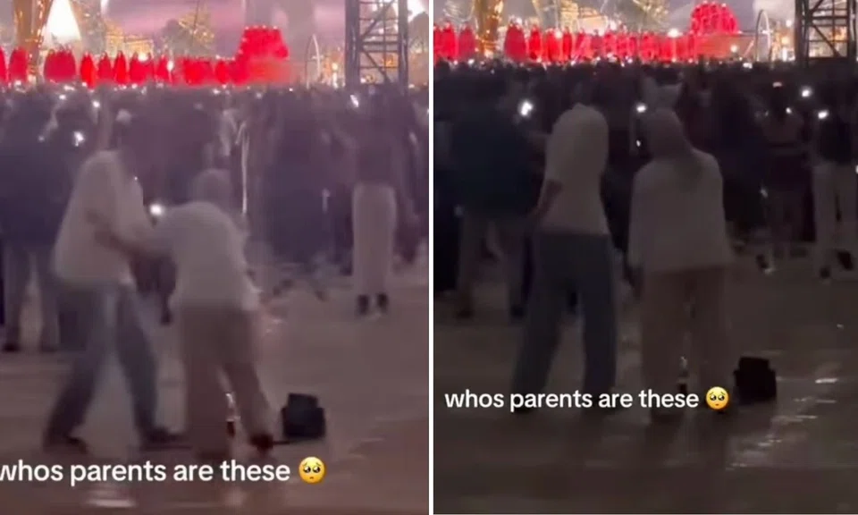 The Weeknd concert, couple dancing, viral video
