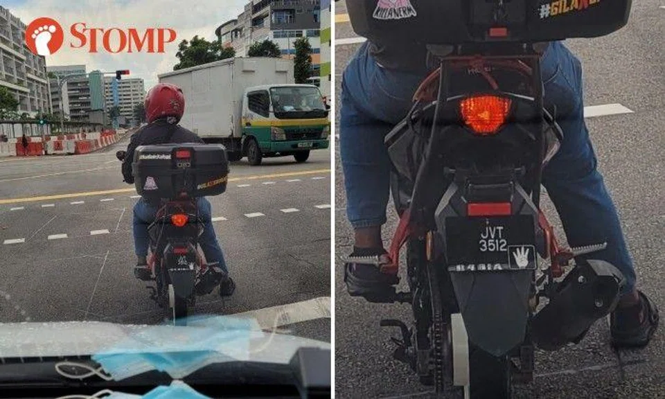 Stomper notices more Malaysian motorcycles with 'tiny' licence plates in S'pore: 'Double standards'? 