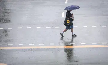 thundery showers July