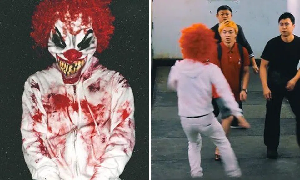 Funny or just a nuisance? 'Clown' scares people in S'pore as Halloween prank 