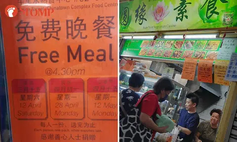 old man accused of taking excessive free meals at chinatown food centre