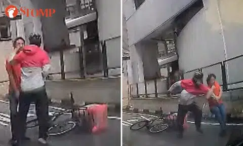 Foodpanda looking into incident of cyclist repeatedly punching driver during Bencoolen tussle