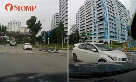 Stomper Ken shared dashcam footage of the near accident.
