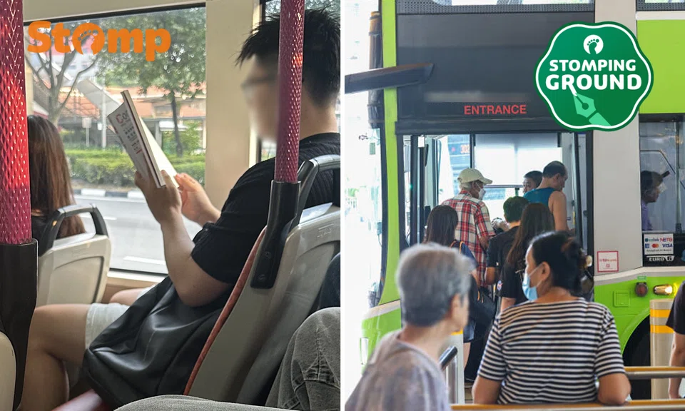 Stomper calls out man who put bag on empty bus seat