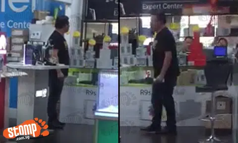 Man with no chill shouts at The Verge's Mstation staff like they owe him a living