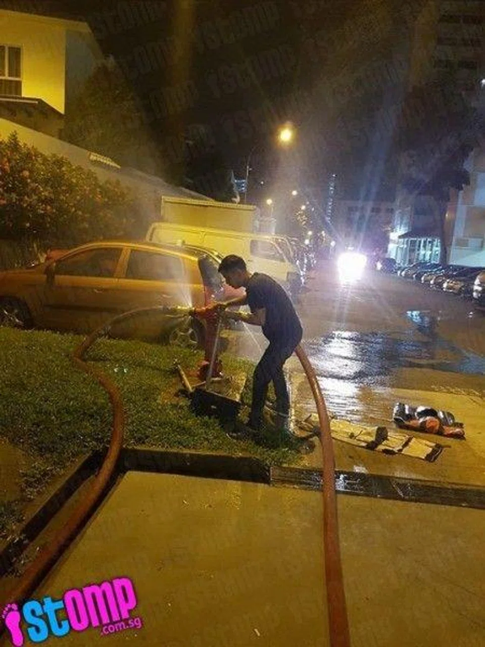 82 evacuated and 4 suffer smoke inhalation after fire breaks out at Hougang St 22 coffeeshop