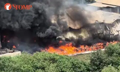 Sungei Kadut warehouse blaze is 2nd fire at same address in less than a year, 1 person taken to hospital