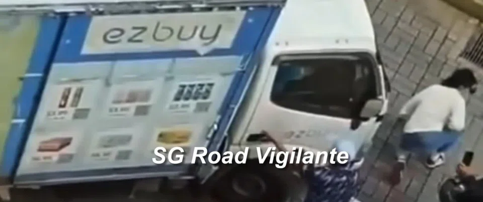 The police said the incident, which went viral on social media, took place in Punggol on April 17.