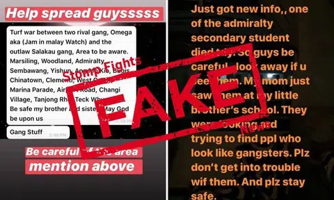 Fake news: Messages alleging 'Omega', 'Salakau' gangs are beating up those who refuse to join them