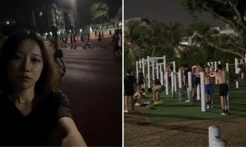 Chinese national surprised by shirtless men working out at Serangoon Stadium