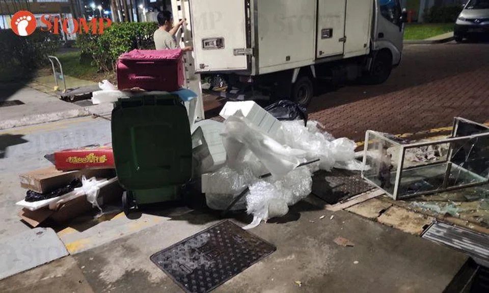 Town council warns worker over piles of rubbish after Woodlands resident says 'nothing was done'