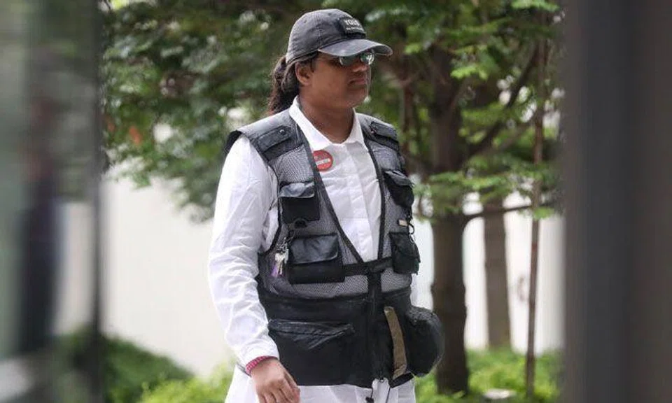 Vickreman Harvey Chettiar allegedly said on Instagram that Madam Halimah should be hanged near Parliament House. ST PHOTO: KELVIN CHNG