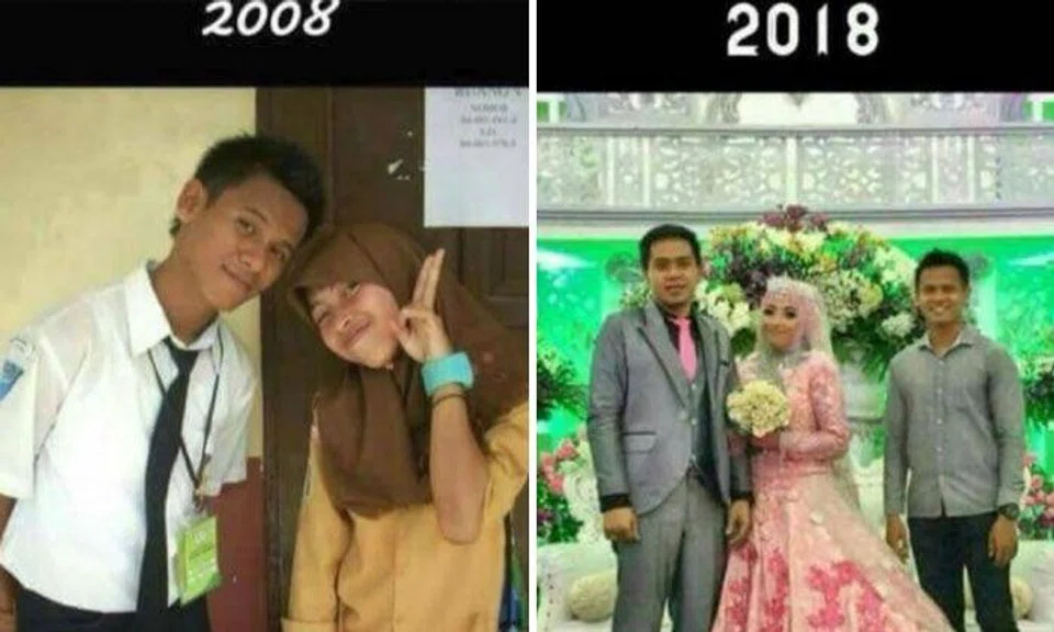 Indonesian man friendzoned by girl for 10 years -- then watches her marry someone else