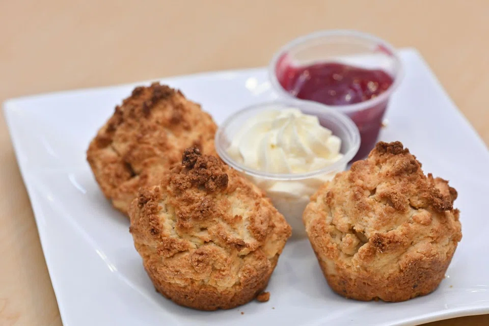 Fosters Steakhouse was famous for its English scones with clotted cream and jam.
