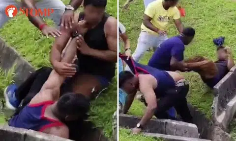 Three men arrested after scuffle spills into drain near Chinese Garden