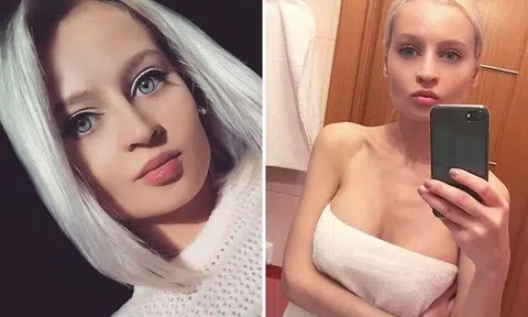 Russian model looks just like a Barbie doll -- and is 'all natural'