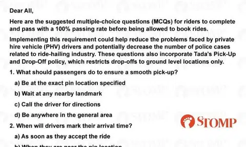 PHV driver encourages passengers to get familiar with rules for smoother ride experience