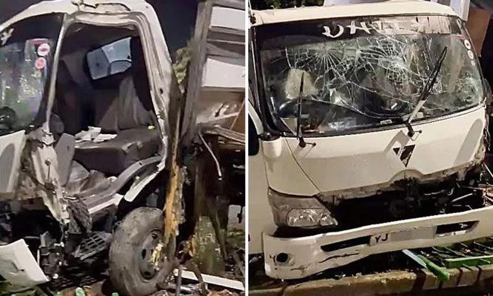 Muhammad As-Syayuti Selamat was also disqualified from holding or obtaining all classes of driving licences for eight years after his release. PHOTOS: SHIN MIN DAILY NEWS