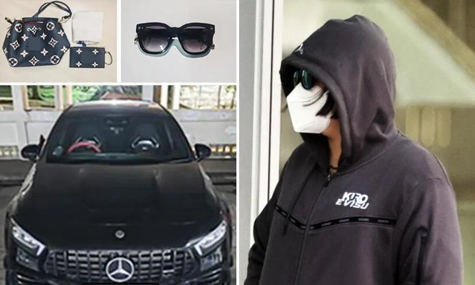 Almost 10 years' jail for cheat who spent her ill-gotten gains on LV products, Mercedes and penthouse 